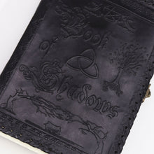 Load image into Gallery viewer, Large Book of Shadows - Black - 200 pages decle-edged - 25x18x3cm