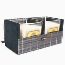 Load image into Gallery viewer, Double Box Slatted Bamboo