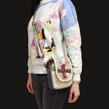 Load image into Gallery viewer, Body-Cross Natural Hemp &amp; Jhari Travel Bag
