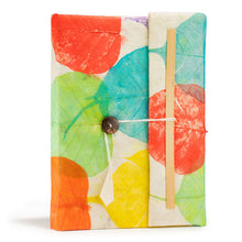 Load image into Gallery viewer, Lokta Colorful Leafs Notebook – Large (21x15cm) – 45 Leaves