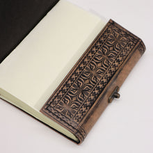 Load image into Gallery viewer, Hamsa - Esoteric Notebook - Antique Grey - 200 pages  Stich Edge- 17.5x12.5x3cm