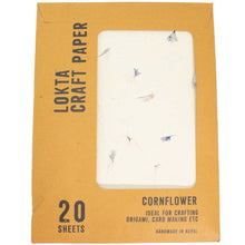 Load image into Gallery viewer, Lokta Craft Paper - Cornflower A4