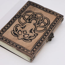 Load image into Gallery viewer, Buddha - Esoteric Notebook - Antique Grey - 200 pages  Stich Edge- 17.5x12.5x3cm