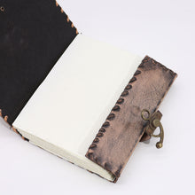 Load image into Gallery viewer, Brown Tan Book - Evil Eye Decor - 160 Deckle Edges Pages - 20x15cm
