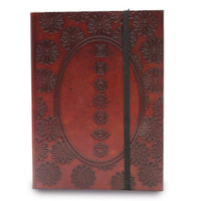 Load image into Gallery viewer, Small Notebook with strap - Chakra Mandala