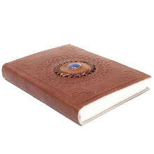 Load image into Gallery viewer, Leather Lapis Notebook (7x5")
