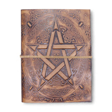 Load image into Gallery viewer, Assorted Esoteric Leather Notebooks - 15x11.5 cm
