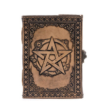 Load image into Gallery viewer, Pentacle - Esoteric Notebook - Anique Grey - 200 pages  Stich Edge- 17.5x12.5x3cm