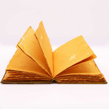 Load image into Gallery viewer, Heafty Coffee Tan Book - Zinc Owl Decor - 200 Deckle Edges Pages - 26x18cm