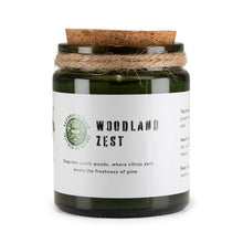 Load image into Gallery viewer, Greenman Woodwick Soy Candle - Woodland Zest