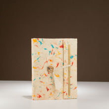 Load image into Gallery viewer, Lokta Mixed Colour Cotton Notebook – Medium (15x12cm) – 45 Leaves