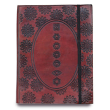 Load image into Gallery viewer, Medium Notebook with strap - Chakra Mandala