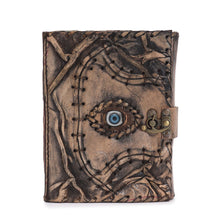 Load image into Gallery viewer, Brown Tan Book - Evil Eye Decor - 160 Deckle Edges Pages - 17x12.5cm