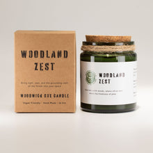 Load image into Gallery viewer, Greenman Woodwick Soy Candle - Woodland Zest