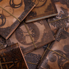 Load image into Gallery viewer, Assorted Esoteric Leather Notebooks - 15x11.5 cm