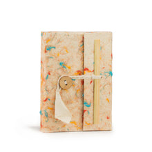 Load image into Gallery viewer, Lokta Mixed Colour Cotton Notebook – Mini (12x8cm) – 40 Leaves
