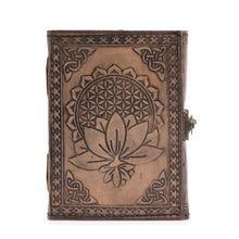 Load image into Gallery viewer, Lotus Madala - Esoteric Notebook - Antique Grey - 200 pages  Stich Edge- 17.5x12.5x3cm