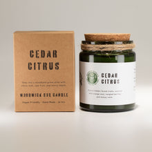 Load image into Gallery viewer, Greenman Woodwick Soy Candle - Cedar Citrus