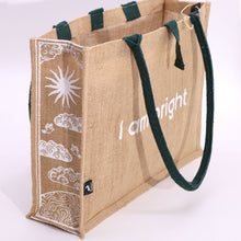Load image into Gallery viewer, Hop Hare Jute Big Bag - I am Bright