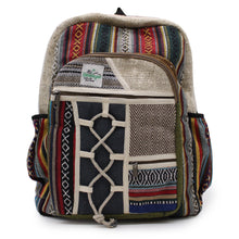 Load image into Gallery viewer, Large Backpack - Rope &amp; Pockets Style