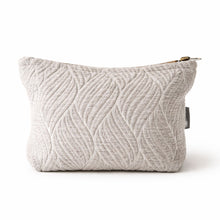 Load image into Gallery viewer, Nomad Sari Indian Jacquard Toiletry Bag - Moonlit Weave