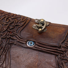 Load image into Gallery viewer, Black Tan Book - Evil Eye Decor - 160 Deckle Edges Pages - 17x12.5cm