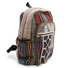 Load image into Gallery viewer, Large Backpack - Rope &amp; Pockets Style