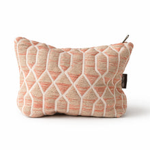 Load image into Gallery viewer, Nomad Sari Indian Jacquard Toiletry Bag - Rose Lattice
