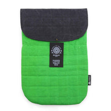 Load image into Gallery viewer, Laptop Padded Pouch - Frog Green - 14oz Stonewash