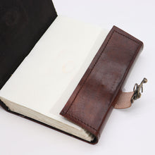 Load image into Gallery viewer, Black Tan Book - Evil Eye Decor - 160 Deckle Edges Pages - 17x12.5cm
