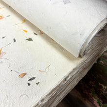 Load image into Gallery viewer, Lokta Craft Wrapping Paper – Mixed Floral Cotton