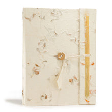 Load image into Gallery viewer, Lokta Mixed Flowers Notebook with Bookmark