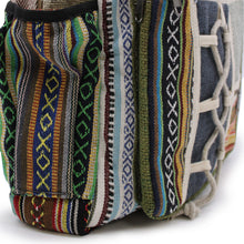 Load image into Gallery viewer, Large Backpack - Rope &amp; Pockets Style