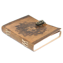 Load image into Gallery viewer, Leather Greenman Notebook (6x8")