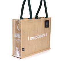 Load image into Gallery viewer, Hop Hare Jute Big Bag - I am Powerful