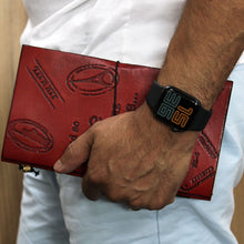 Load image into Gallery viewer, Handmade Leather Journal - True Friends - Brown (80 pages)