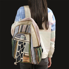 Load image into Gallery viewer, Large Backpack - Rope &amp; Pockets Style
