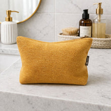 Load image into Gallery viewer, Nomad Sari Indian Jacquard Toiletry Bag - Marigold Loom