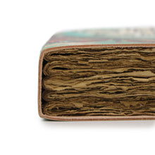 Load image into Gallery viewer, Leather "Bee Kind" Deckle-edge Notebook (7x5")