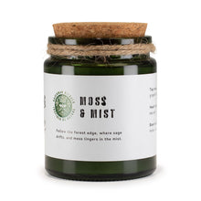 Load image into Gallery viewer, Greenman Woodwick Soy Candle - Moss &amp; Mist