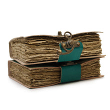 Load image into Gallery viewer, Leather "Bee Kind" Deckle-edge Notebook (7x5")