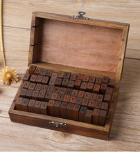 Load image into Gallery viewer, Boxed Number And Letter Stamps Set