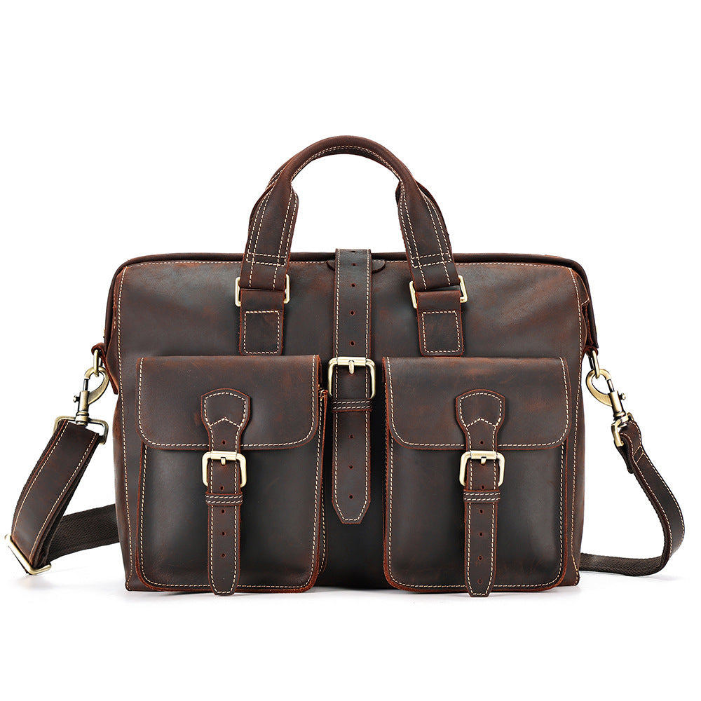 Leather Vintage Style Briefcase