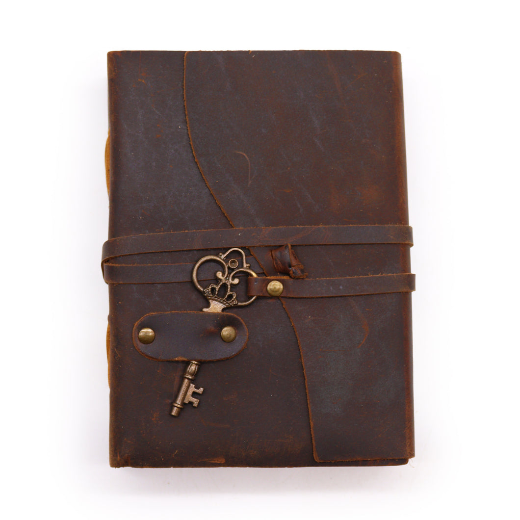 Oiled Leather Journal & Key